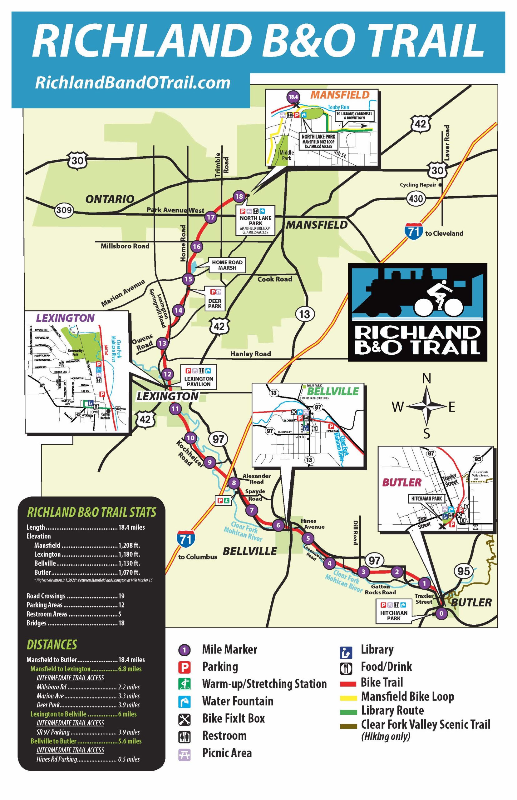 Richland B & O Trail Destination Mansfield