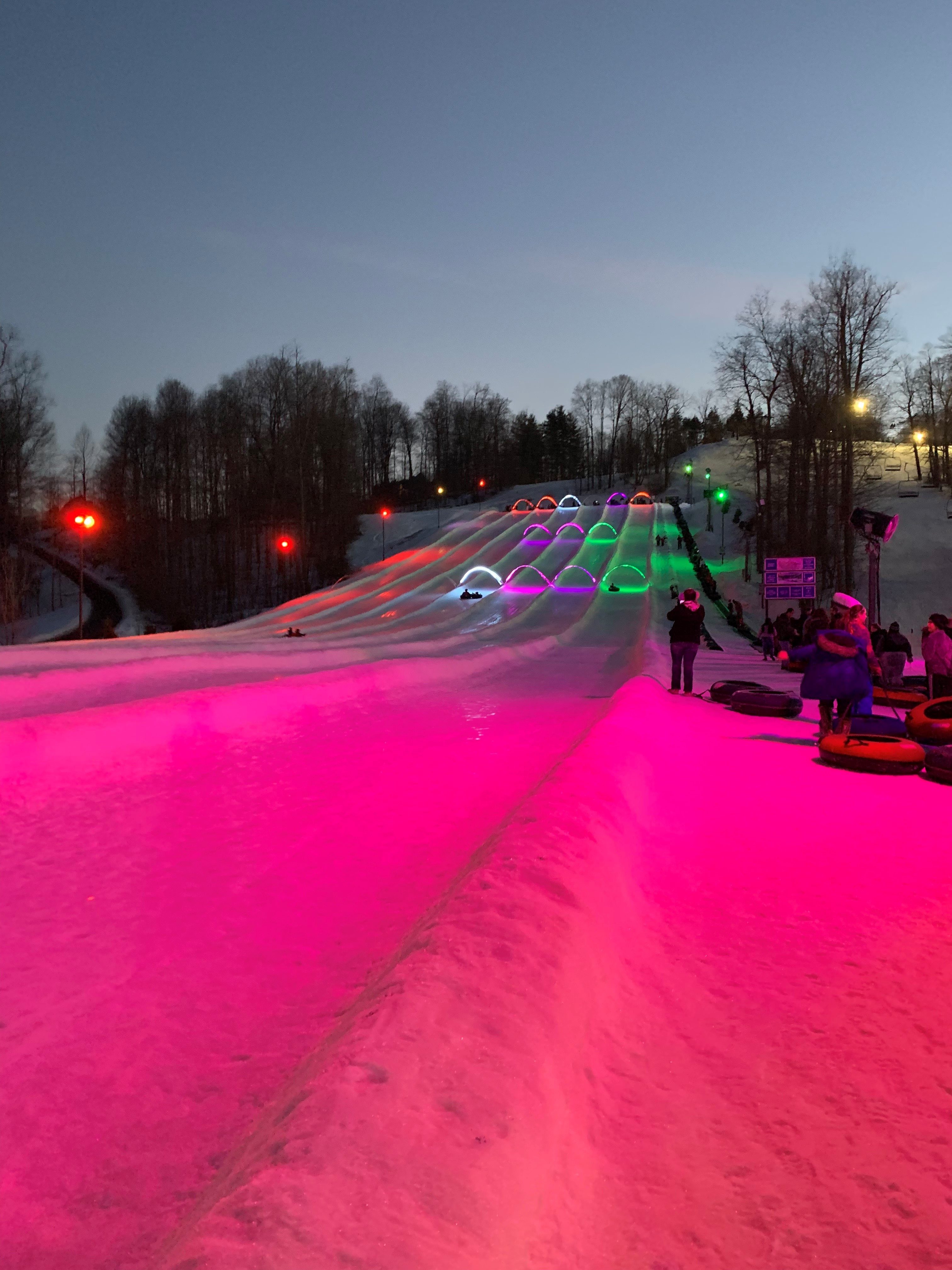 Glow Tubing at Snow Trails is Screaming Good Fun - Destination Mansfield Glow Tubing In Mansfield Ohio